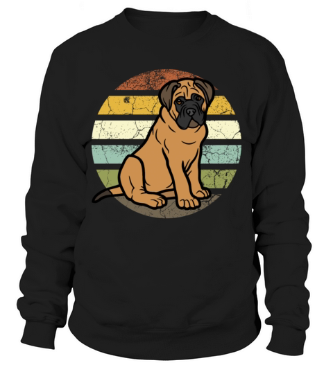 vintage bullmastiff dog lovers Men's Sweatshirt