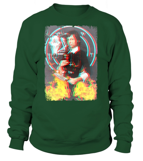 Horror Pagan Girl Aesthetic Satanism Dark Art Women's Sweatshirt