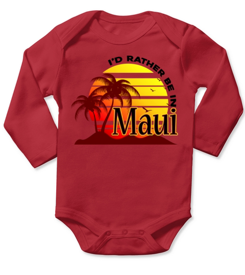Maui Shirt Long Sleeve Baby One-Piece