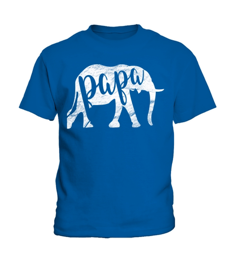 Papa Elephant - Funny Father Day Gift Ideas For Best Dad Kids T-Shirt