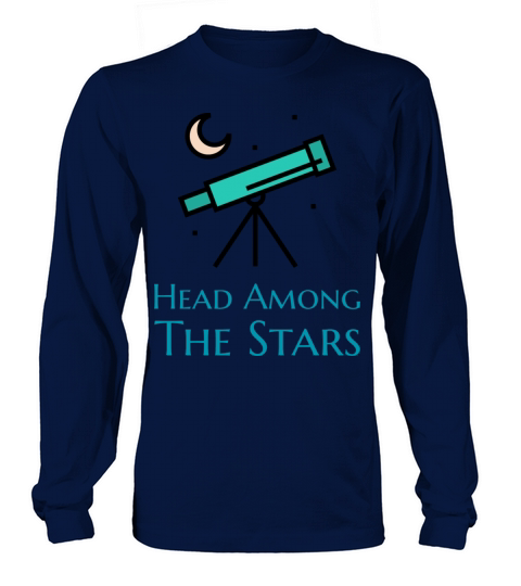 Head Among the Stars up in Space Women's Long Sleeve