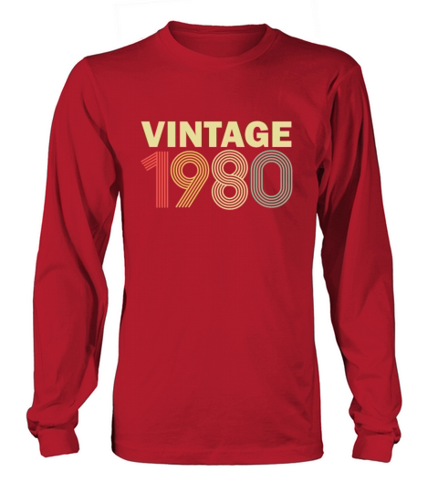 Vintage 1980 gift Women's Long Sleeve