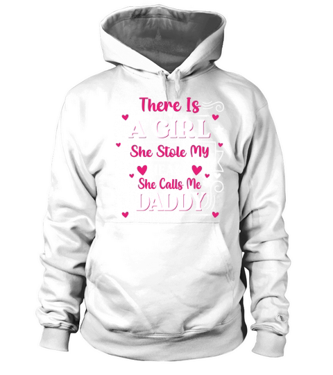 there is a girl she stole my heart she calls me daddy Women's Hoodie