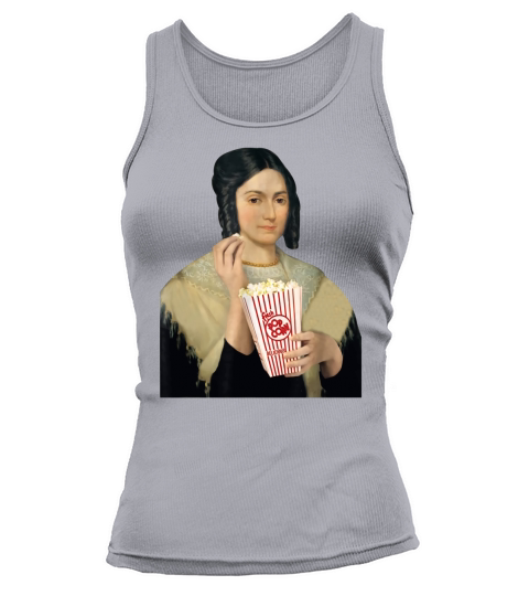 Emma Smith Eating Popcorn Funny Mormon Exmormon Tshirt Tank top Woman