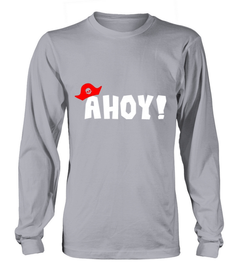 Ahoy Pirate Birthday Party kids Gift Idea Women's Long Sleeve