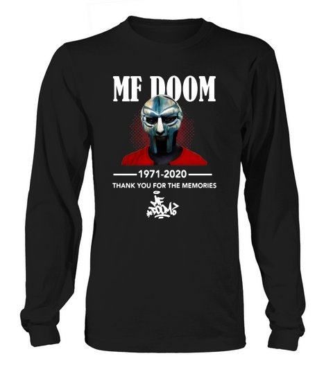 Mf Doom 1971 2020 Thank You For The Memories Signature Long sleeved Unisex