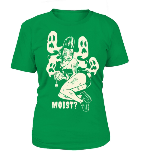 Horror Art Goth Girl Brain Eater Moist Psychobilly Women's T-Shirt
