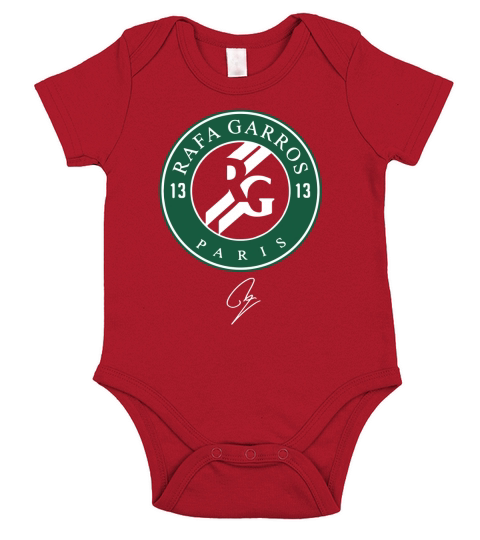13 Rafa Garros Paris Short Sleeve Baby One-Piece
