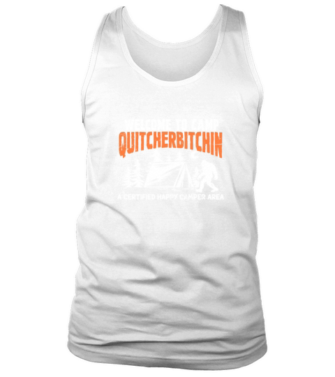 Bigfoot Welcome To Camp Quitcherbitchin Men's Tank Top