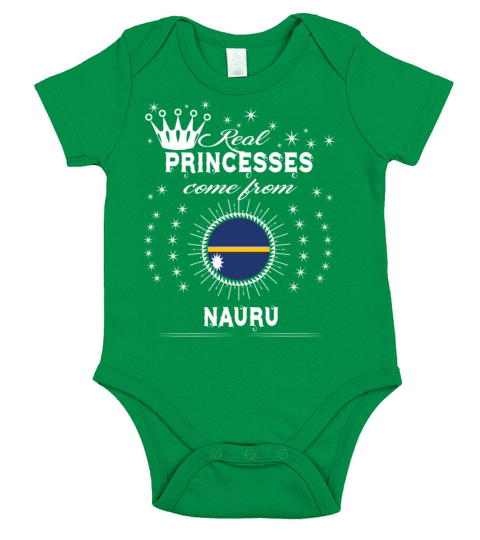 queen love princesses NAURU Short Sleeve Baby One-Piece