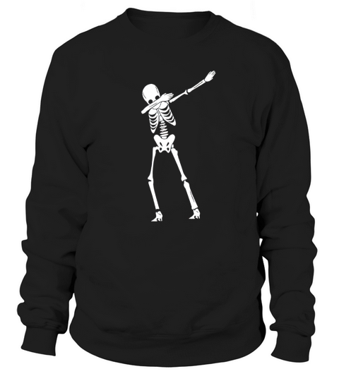 DABBING HOLLOWEEN SKELETON TSHIRT DAB HIP HOP SKULL DABBIN Sweatshirt Unisex