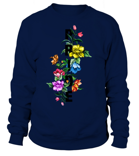 Pride Floral LGBT Women's Sweatshirt