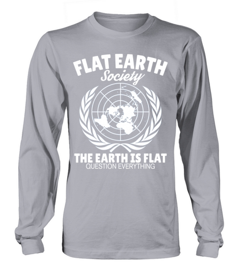 flat earth society Women's Long Sleeve
