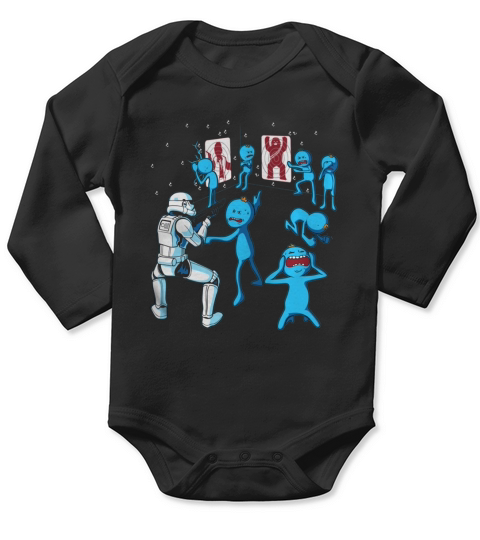 Mr meeseeks target training shirt hoodie tank top Long Sleeve Baby One-Piece