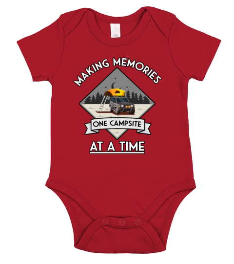 Making Memories One Campsite At A Time Suv Camping Short Sleeve Baby One-Piece