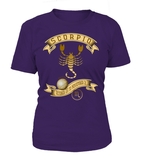 Scorpio October 23 to November 21 Women's T-Shirt