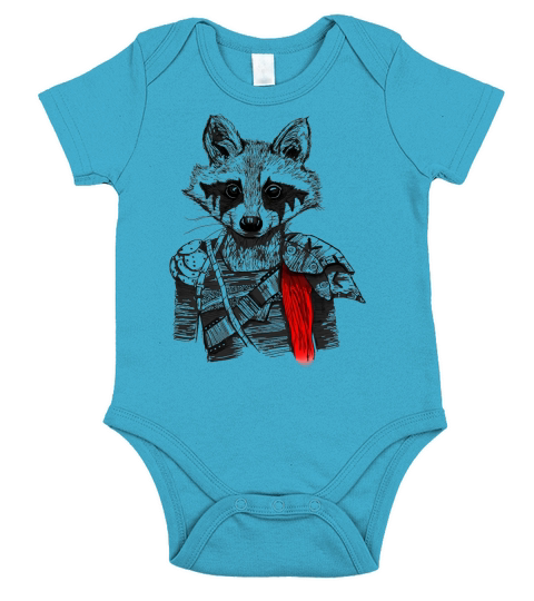 Raccoon Trash Panda raccoon lovers  (9) Short Sleeve Baby One-Piece