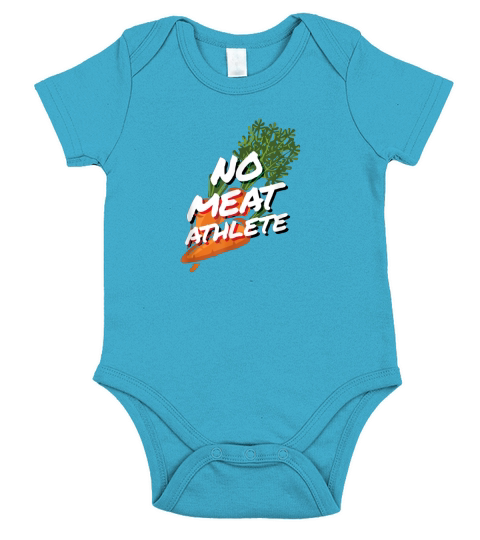 No Meat Athlete Vegan Vegetarian Short Sleeve Baby One-Piece
