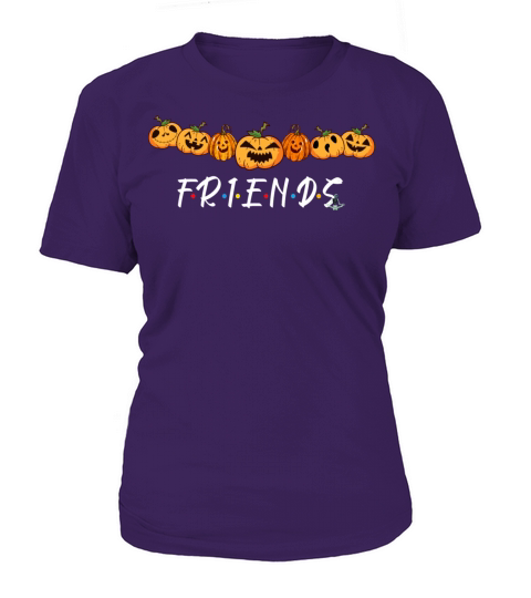 Skeleton Tee Friends Halloween shirt pumpkin Women's T-Shirt