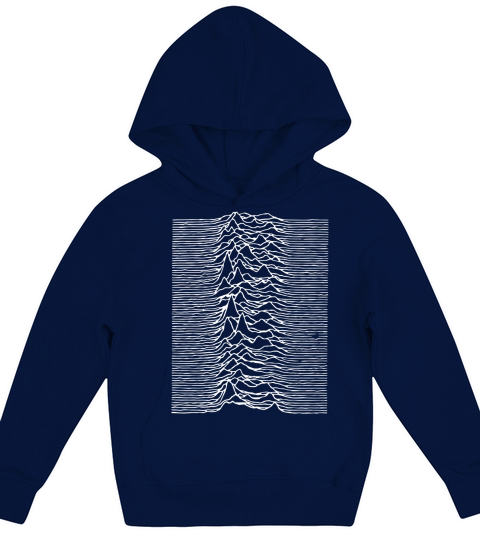 UNKNOWN PLEASURES JOY DIVISION FACTORY RECORDSENGLISH ROCK BAND Kids Hoodie