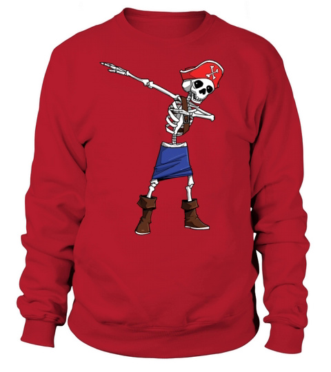 Halloween Pirate Dabbing Skeleton Gift Dab print Men's Sweatshirt