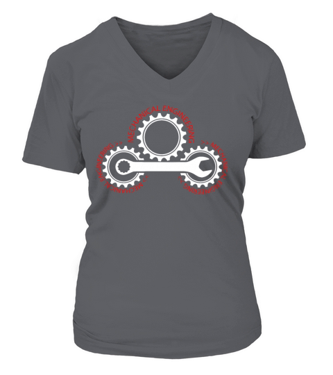 mechanical engineering mechanics engineer gear Women's V-Neck T-shirt