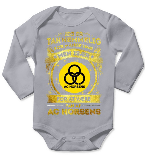 AC Horsens Long Sleeve Baby One-Piece