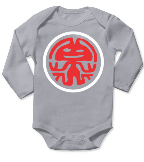 Rabbit in the Moon Abstract Long Sleeve Baby One-Piece