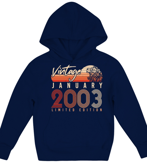 2003 January Gift Idea Retro Kids Hoodie