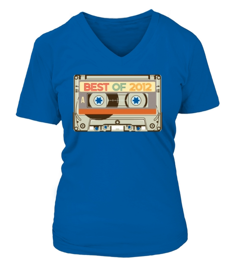 Vintage Cassette Tape Birthday Gifts Retro Born Women's V-Neck T-shirt