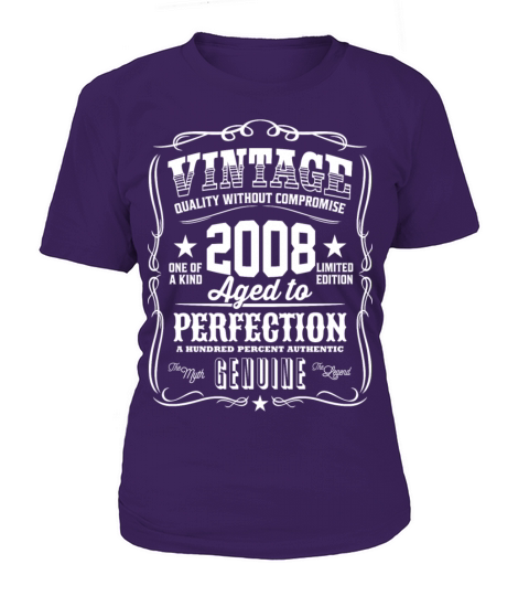 Vintage 2008 Aged to Perfection Women's T-Shirt