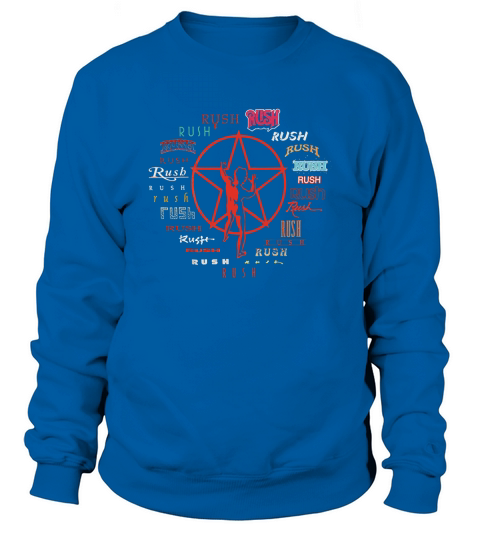 Rush Evolution Of Logo Sweatshirt Unisex