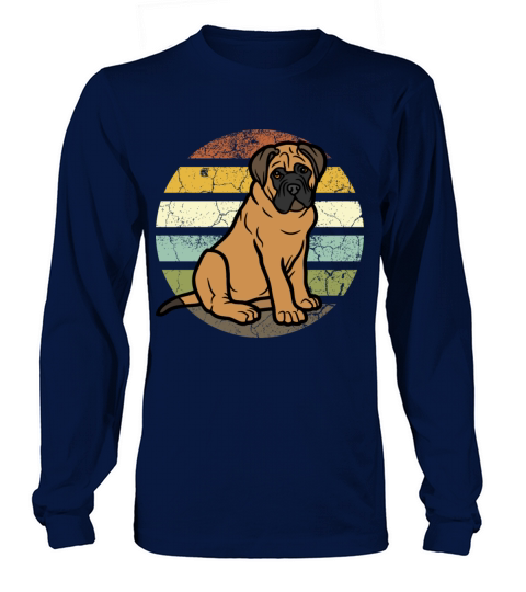 vintage bullmastiff dog lovers Women's Long Sleeve