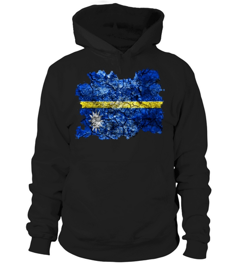 Nauru Vintage Flag Women's Hoodie