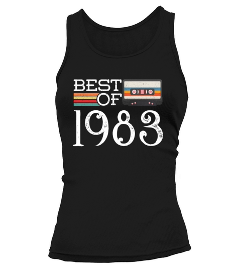 1983 Vintage 37 th Birthday Anniversary Gift Women's Tank Top