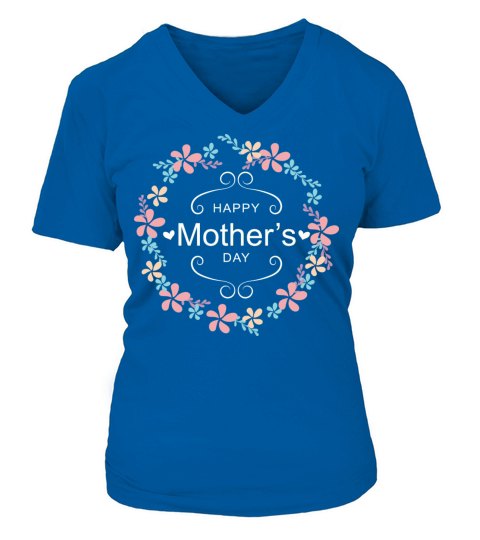 Mothers Day V-neck T-Shirt Woman