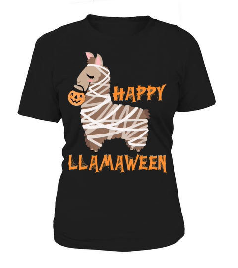 Happy Llamaween funny Halloween Llama costume Women's T-Shirt