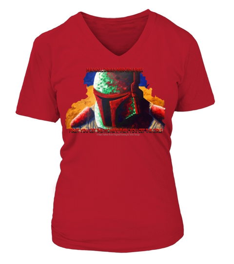 Mandalorian Mercenairies Tshirt Women's V-Neck T-shirt