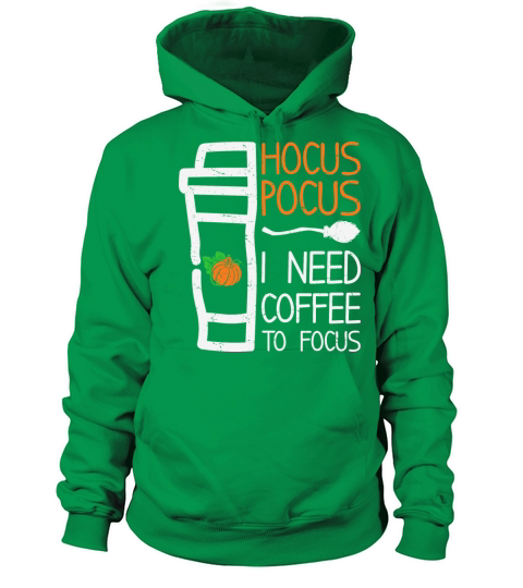 Hocus Pocus I need coffee to focus Halloween 2021 Women's Hoodie