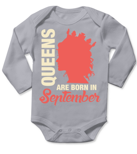 Born In September Long Sleeve Baby One-Piece