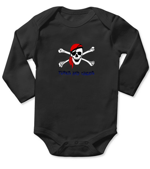 pirate - turks and caicos Long Sleeve Baby One-Piece