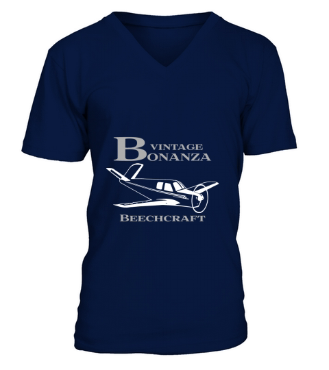 Vintage Bonanzas beechcraft V-Neck T-shirt
