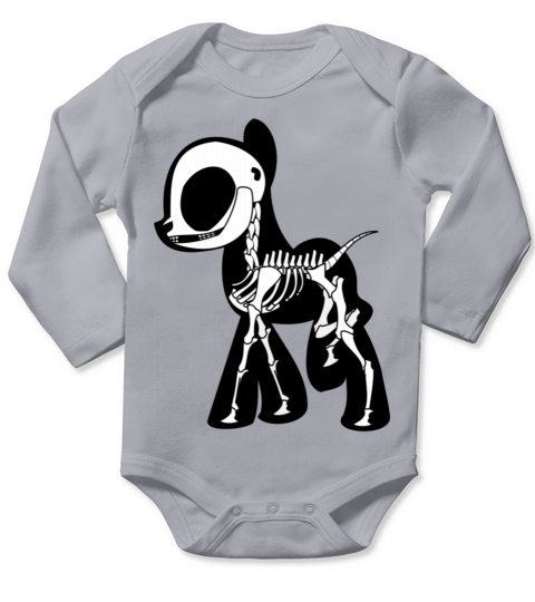 skeleton Long Sleeve Baby One-Piece