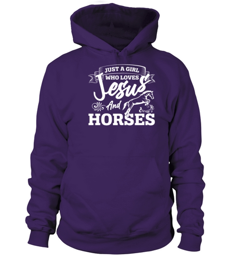 Jesus And Horses Horse Lover Girls Women Horseback Men's Hoodie