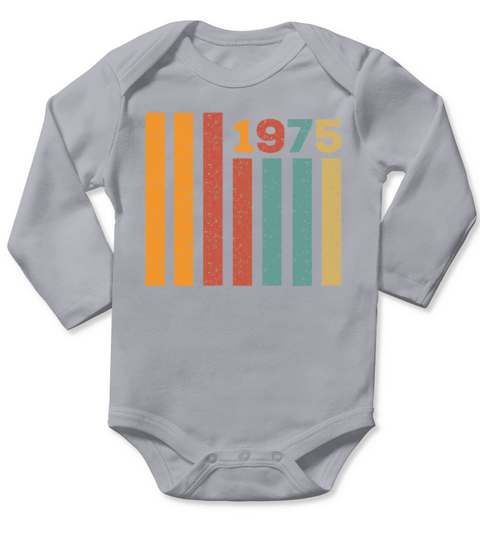1975 Vintage outfit gift Long Sleeve Baby One-Piece