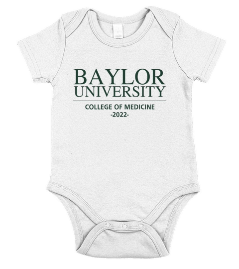 BAYLOR COLLEGE OF MEDICINE CLASS OF 2022 Short Sleeve Baby One-Piece