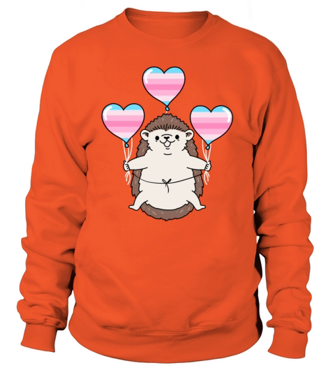 Hedgehog Balloon Transfeminine Women's Sweatshirt