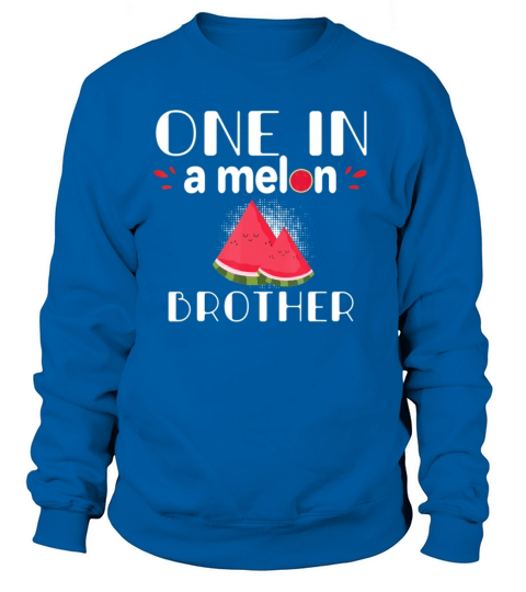 One In A Melon Brother Watermelon Family Matching Women's Sweatshirt