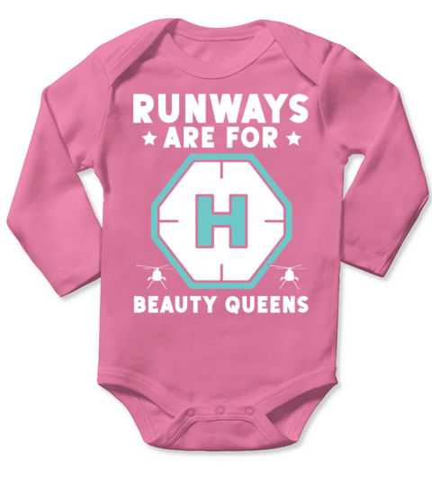 Helicopter Pilot Gift Long Sleeve Baby One-Piece