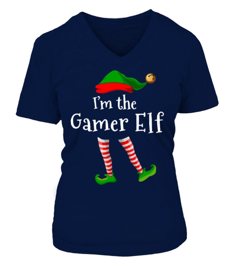 Im The Gamer Elf Shirt Matching Women's V-Neck T-shirt